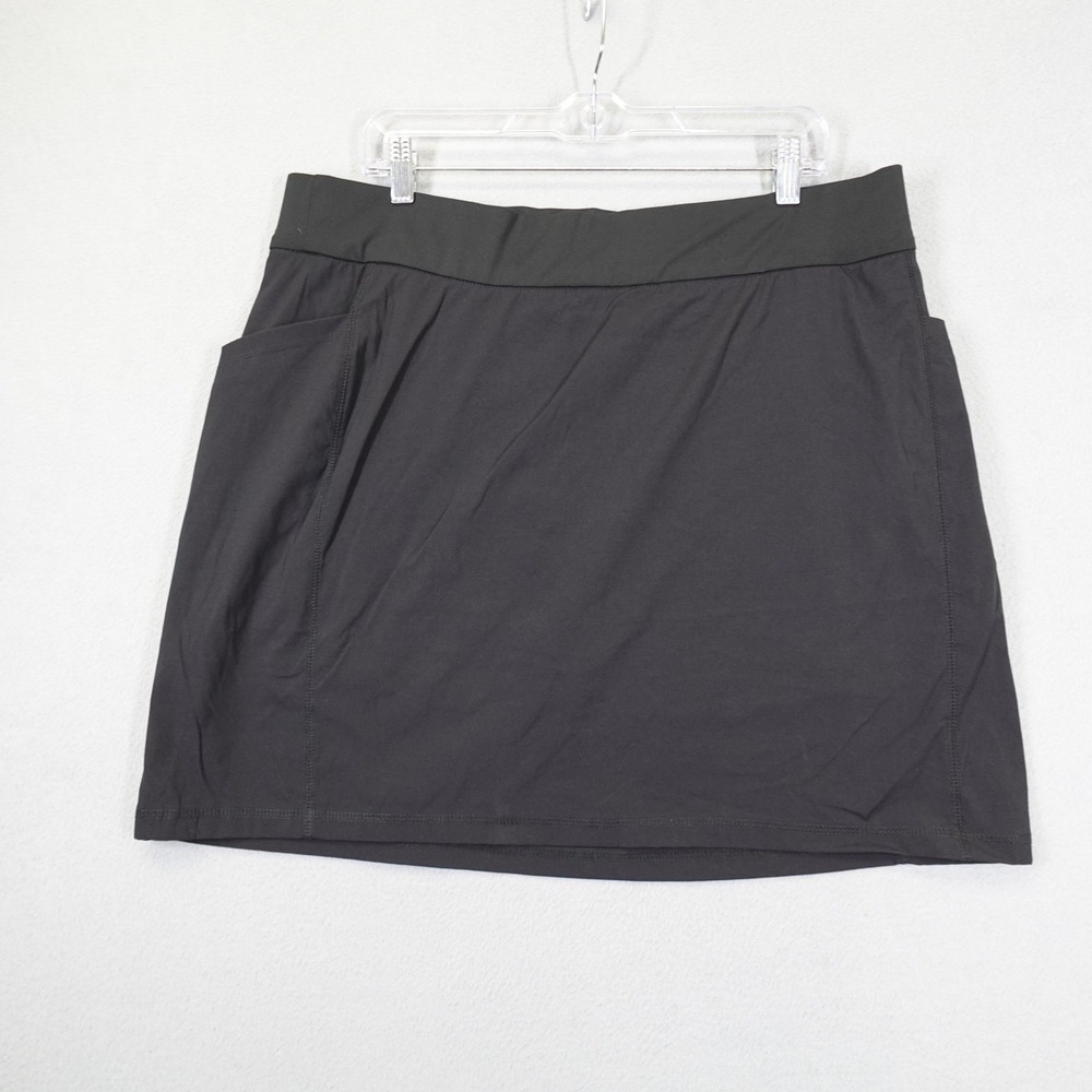 Columbia Skort Womens XL Black Regular Fit Activewear Hiking Outdoor Skirt